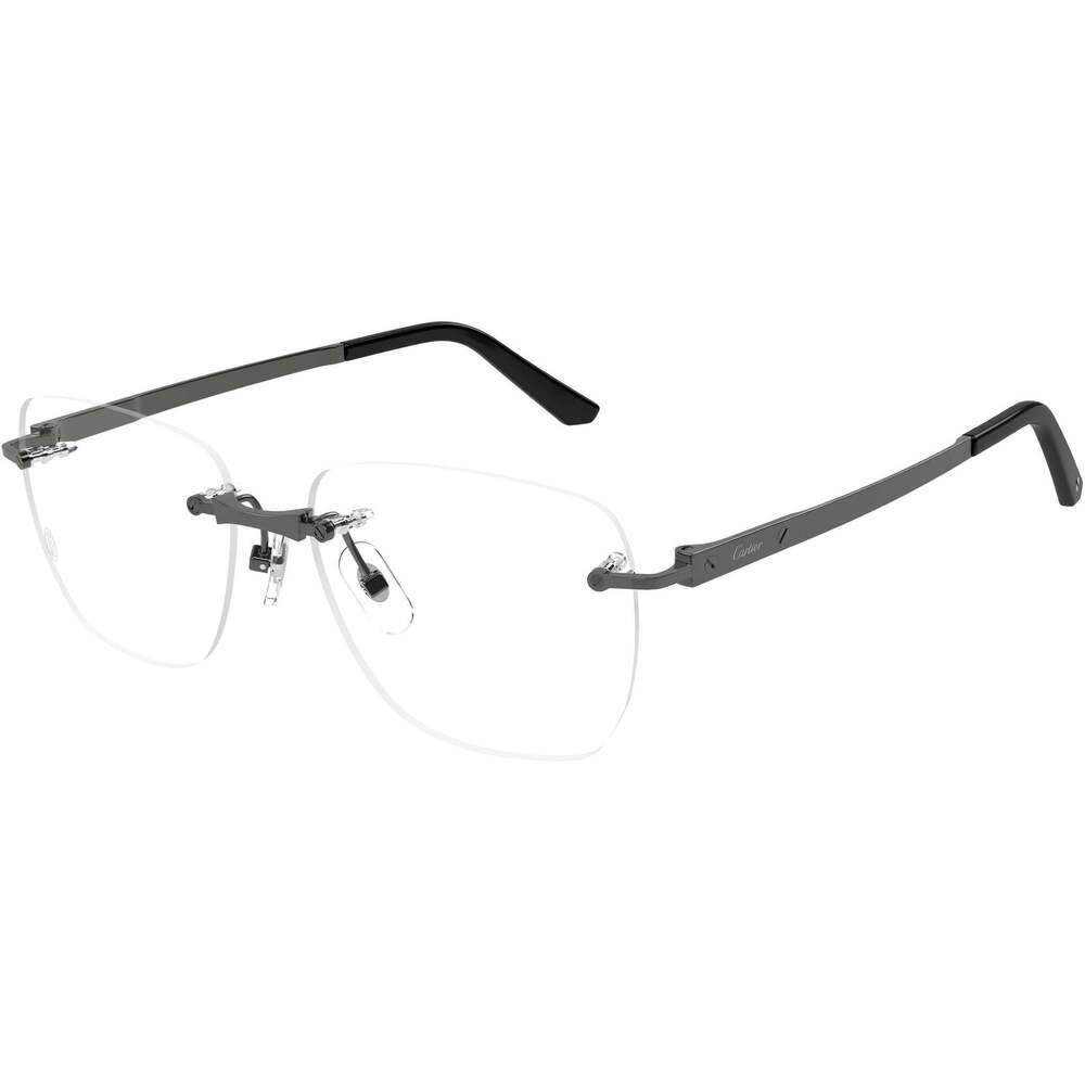 Cartier CT0512O Eyeglasses Ruthenium Titanium Square